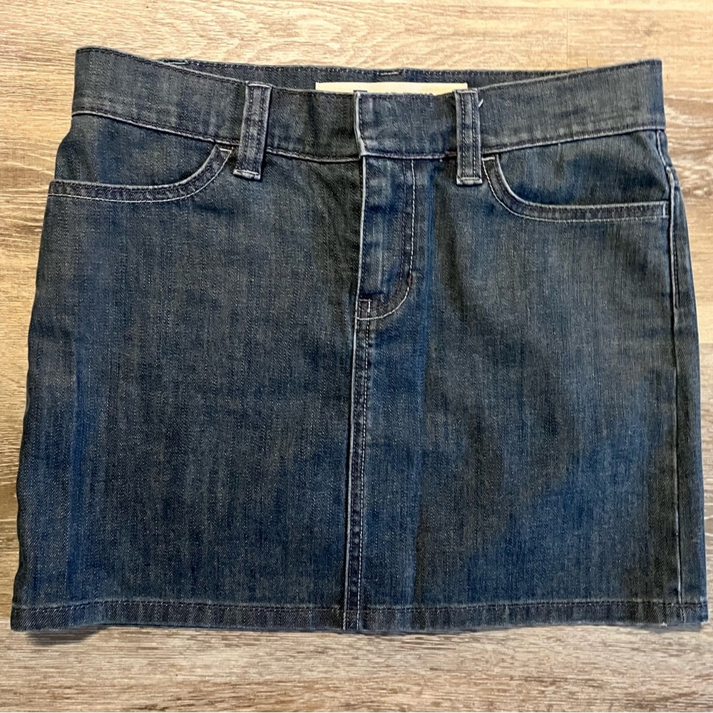 GAP jeans stretch mini skirt